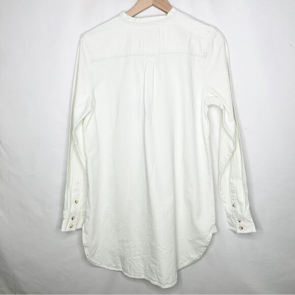 SANDRINE ROSE Mandarin White Shirt NWT in Medium - Picture 7 of 7